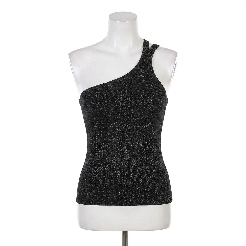 NEW HEARTLOOM cassia tank top in black shimmer